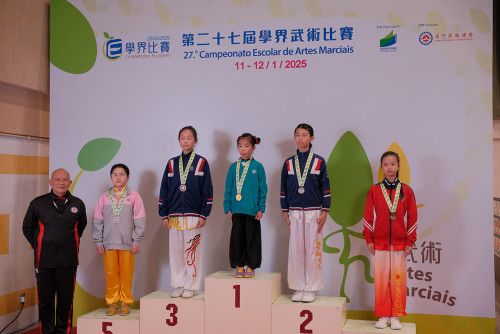 女子D組長拳類傳統拳術_第五名